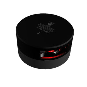 Lopolight 2nm 112,5° Bb. hor.mont. 2,5m kabel sort
