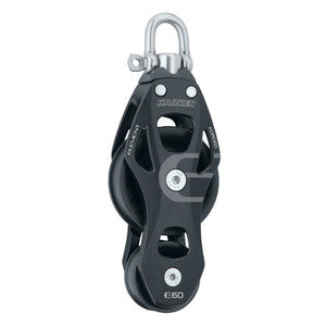 Harken Element blok 60 mm violin m. svirvel