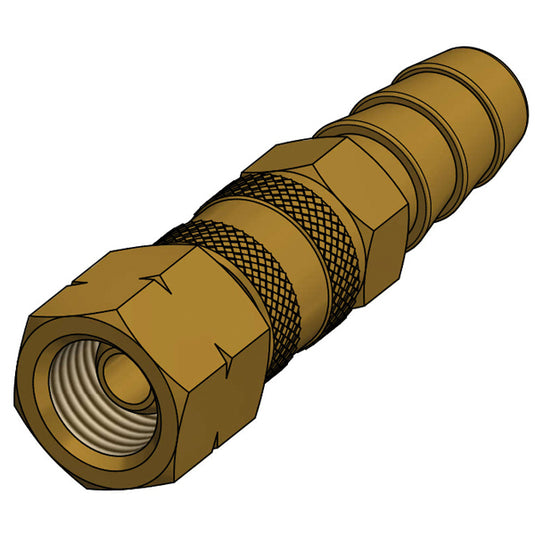 Gas quick connector 1/4