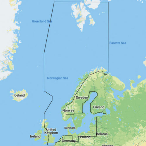 C-map Y050 Discover, Skandinavien 