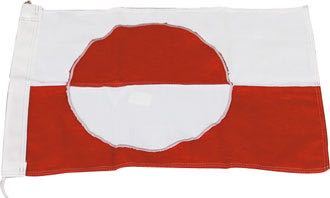Flag grønland 75cm syet