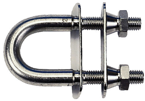 Indlæs billede i Gallery Viewer, Blue Wave U-bøjle med låsemøtrik klasse 2 Ø12mm gevind M10
