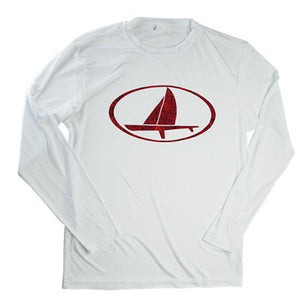 Harken Long Sleeve T-Shirt - Oval on White XL