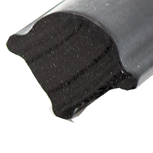 Låseliste sort 9.5mm rulle 50m