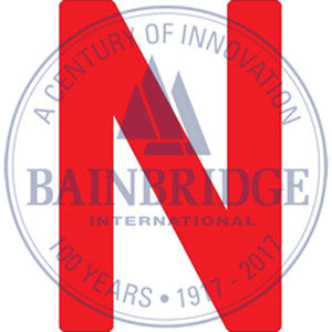 Bainbridge Sail Letters 300mm Red N