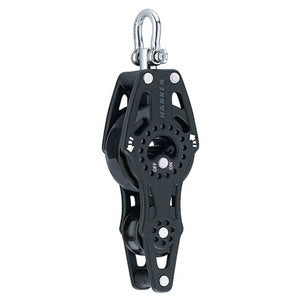Harken Carbo Ratchet Blok 75 mm enkelt, hunsvot, v