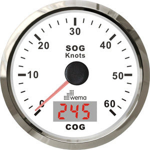 Wema Spedometer 60 kn Hvidt RF