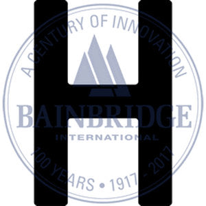 Bainbridge Sail Letters 300mm Black H