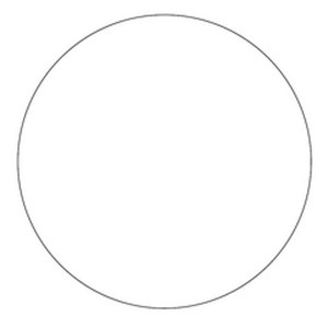 Bainbridge Pack of 10 Dots 25mm in White