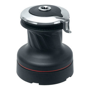 Harken Radial skødespil ST 2-speed sort alu.