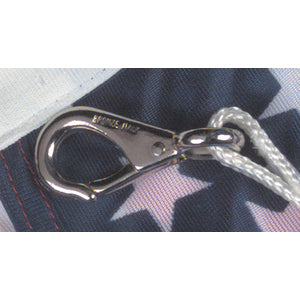 Bainbridge Snap Hooks #1 Brass Nickel 72mm long 15