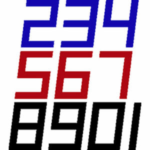 Bainbridge Computer Eights 230mm Blue