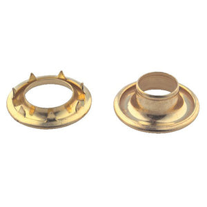Bainbridge D007B Grommets No.4  Brass 1000stk. pk