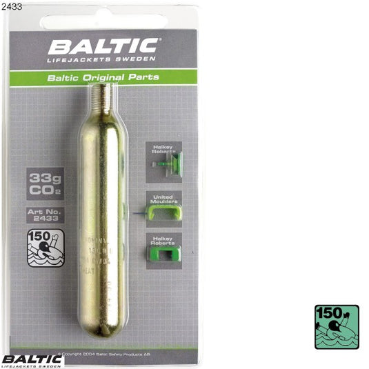 33g CO2 Cylinder m. clips - BALTIC 2433