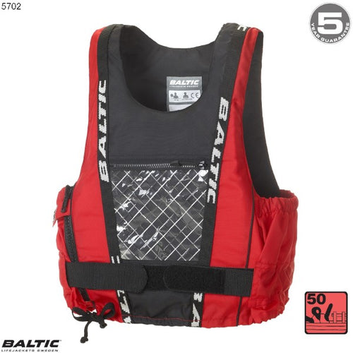 Dinghy Pro Jolle-, Kajak-, SUP vest-Rød-Sort