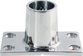 Indlæs billede i Gallery Viewer, Bundbeslag til gelænder RF firkantet, 90°
