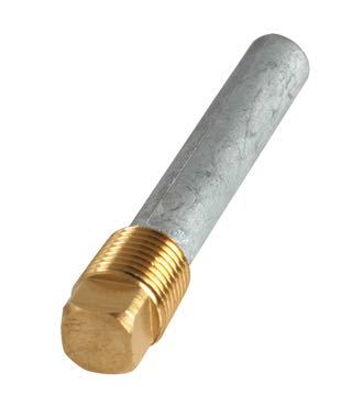 Indlæs billede i Gallery Viewer, Zinkstav med messingprop
