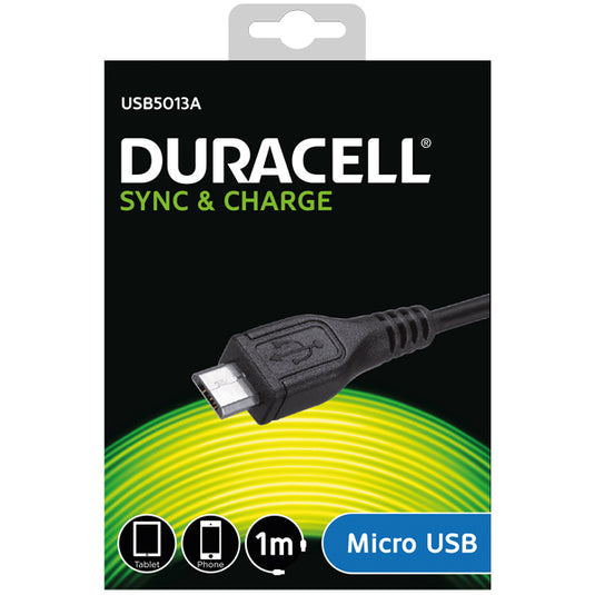 Duracell USB til Micro USB-kabel