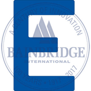Bainbridge Sail Letters 230mm Blue E