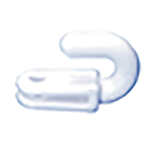 Bainbridge Rivet-On Cover Hooks White Plastic