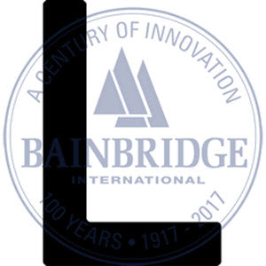 Bainbridge Sail Letters 300mm Black L