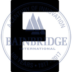 Bainbridge Sail Letters 300mm Black E