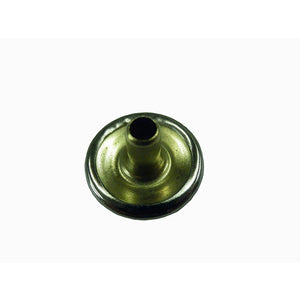 Bainbridge Dot Button Snap Fasteners Nickel 6.5mm