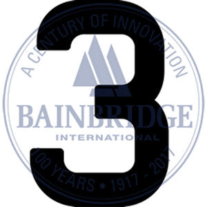 Bainbridge Sail Numbers 380mm Black 3