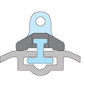 Bainbridge Sailman 4000 Head Slide  18mm Flat Heav