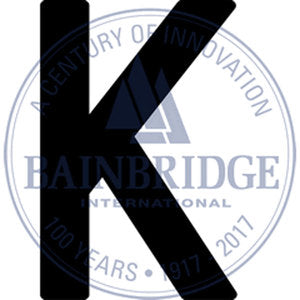 Bainbridge Sail Letters 300mm Black K