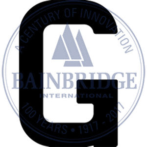 Bainbridge Sail Letters 300mm Black G