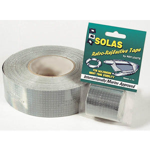 PSP Solas Retro Reflextape 50mmx1m Silve